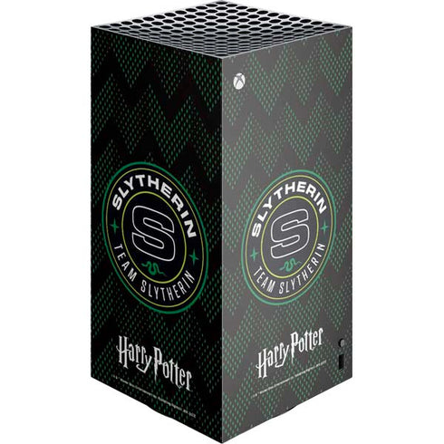 Wizarding Worlds Harry Potter Team Slytherin XBox Series X Digital Edition Console Skin